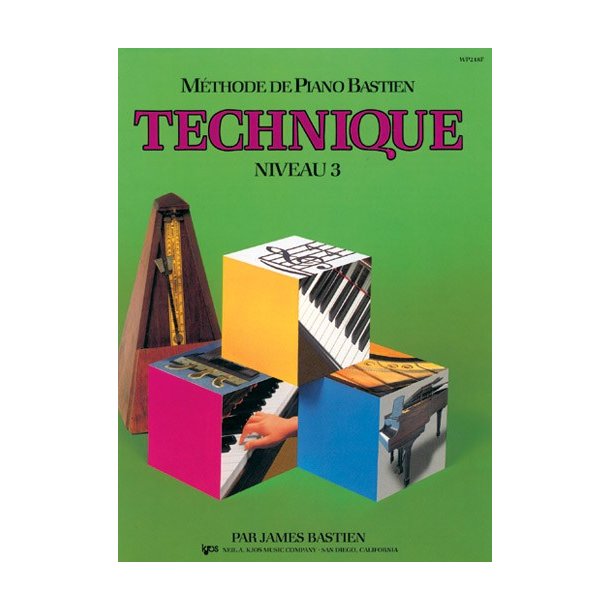 Mthode de Piano Bastien : Technique, Niveau 3
