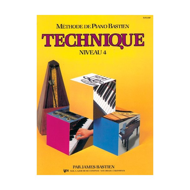 Mthode de Piano Bastien : Technique, Niveau 4