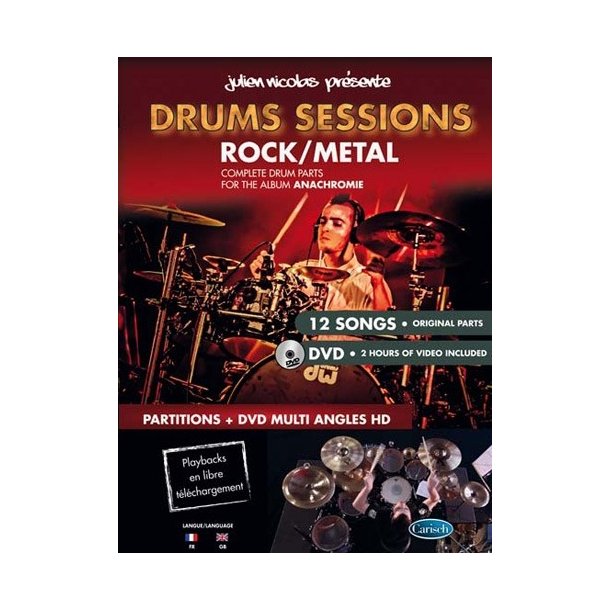 Nicolas Drums Sessions Drums Bk/Dvd
