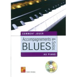 Accompagnements & Solos Blues Au Piano (Book/CD)