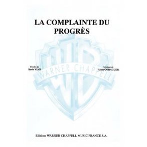 Boris Vian: Complainte du Progrs (La)
