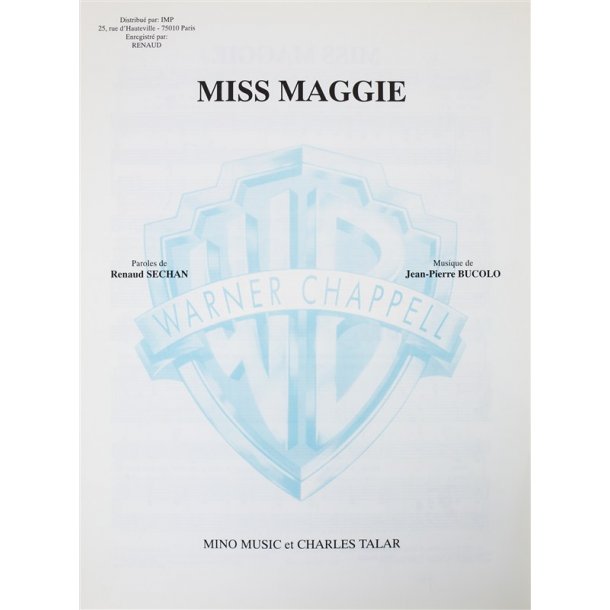 Renaud: Miss Maggie