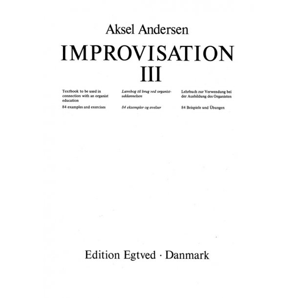 IMPROVISATION 3