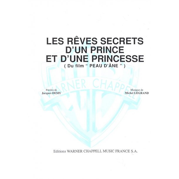 Michel Legrand: Rves Secrets D?un Prince et D?une Princesse (Les) (Du Film Peau D?ne)