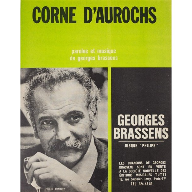 Georges Brassens: Corne D'Aurochs