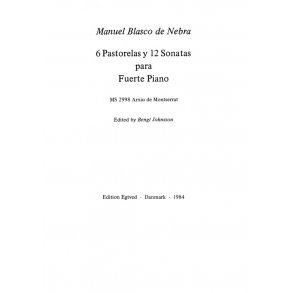 6 PASTORELAS Y 12 SONATES
