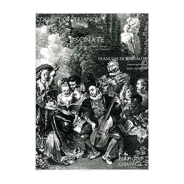 Franois De Boisvalle: 1re Sonate, pour Flte Traversire et Harpe ou Clavecin