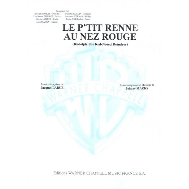 Le P'Tit Renne Au Nez Rouge