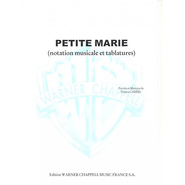 Francis Cabrel: Petite Marie