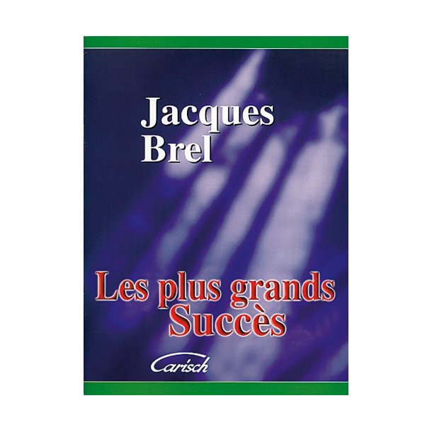 Brel Jacques Les Plus Grands Succes Piano Vocal Guitar Book