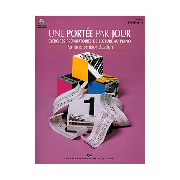 Mthode de Piano Bastien : Une Porte par Jour, Niveau 1