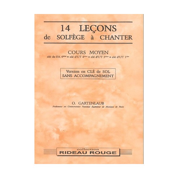 14 Leons Solfge  Chanter :  Cours Moyen