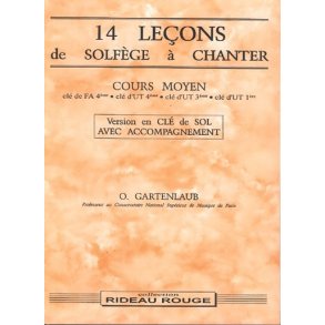 14 Leons Solfge  Chanter :  Cours Moyen