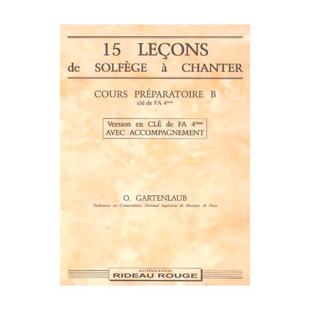 15 Leons Solfge  Chanter :  Cours Prparatoire B