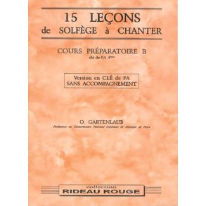 15 Leons Solfge  Chanter :  Cours Prparatoire B