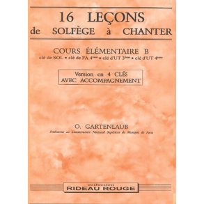 16 Leons Solfge  Chanter :  Cours lmentaire B