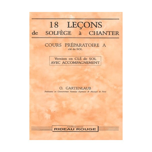 18 Leons Solfge  Chanter :  Cours Prparatoire A