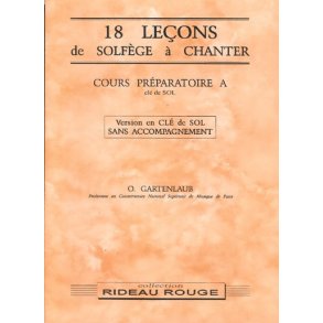 18 Leons Solfge  Chanter :  Cours Prparatoire A