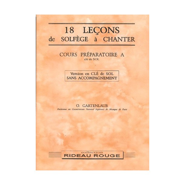 18 Leons Solfge  Chanter :  Cours Prparatoire A
