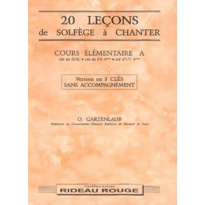 20 Leons Solfge  Chanter :  Cours lmentaire A