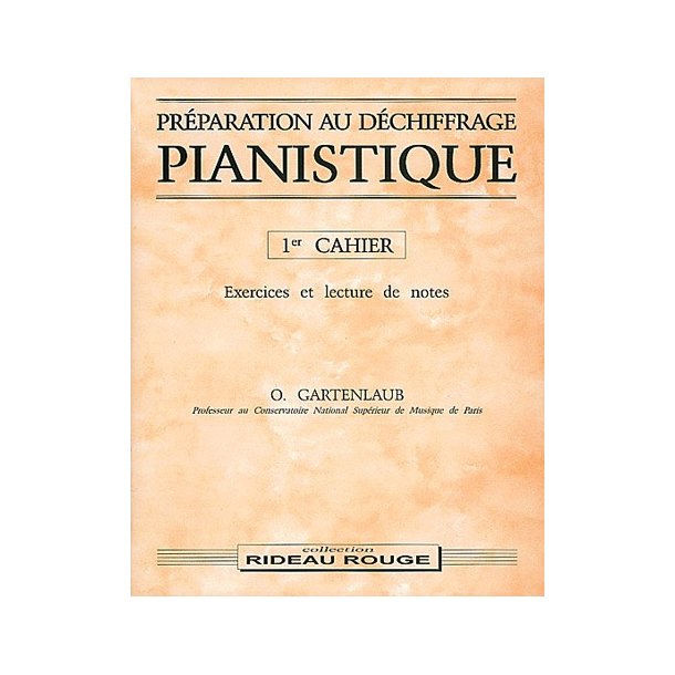 Prparation Au Dchiffrage Pianistique - 1er Cahier