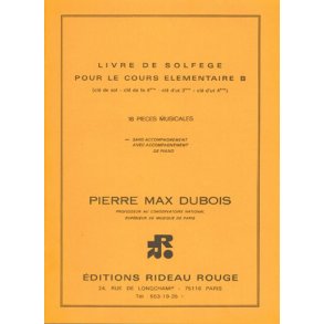 Livre de Solfge : Cours lmentaire B