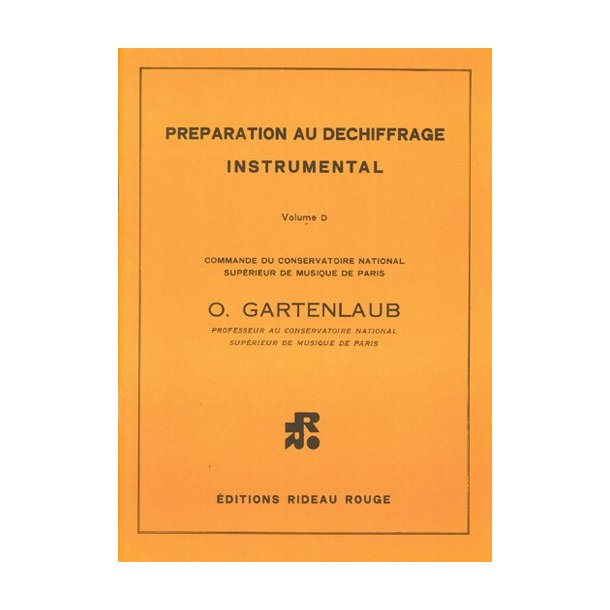 Prparation Au Dchiffrage Instrumental : Volume D - Suprieur