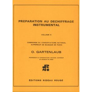 Prparation Au Dchiffrage Instrumental : Volume e - Suprieur