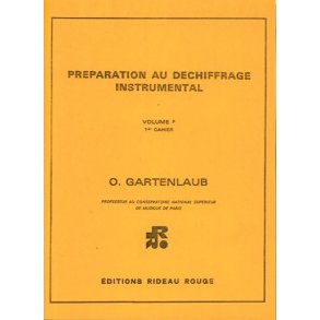 Prparation Au Dchiffrage Instrumental : Volume F, 1er Cahier - Suprieur
