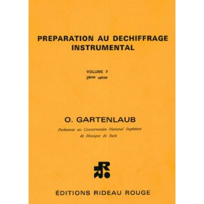 Prparation Au Dchiffrage Instrumental : Volume F, 2me Cahier - Suprieur