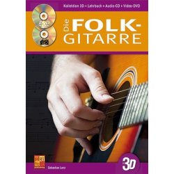 Die Folk-Gitarre In 3D