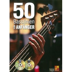50 Basslinien F&uuml;r Anf&auml;nger (Book/CD/DVD)