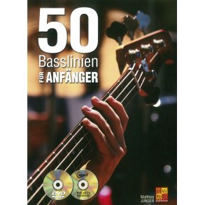 50 Basslinien Für Anfänger (Book/CD/DVD)