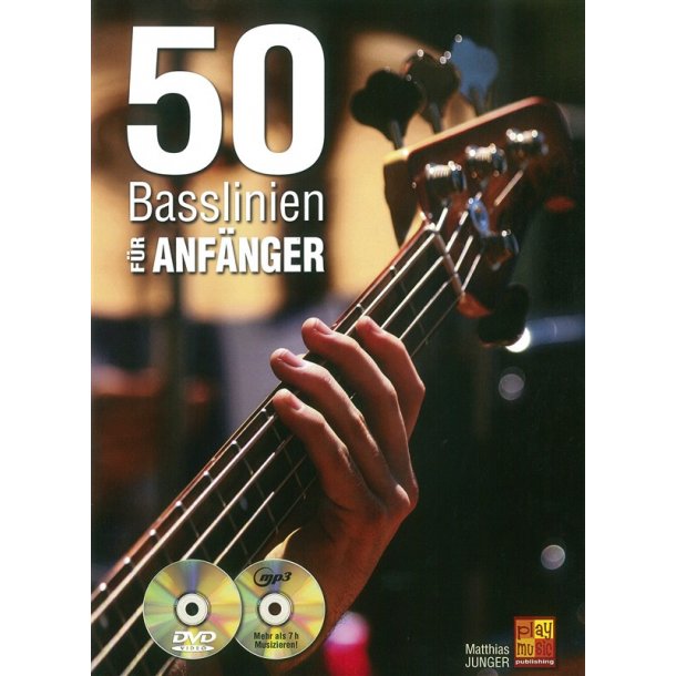 50 Basslinien F&uuml;r Anf&auml;nger (Book/CD/DVD)