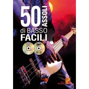 Molinari Marco 50 Assoli Di Basso Facili Bgtr Bk/Cd/Dvd