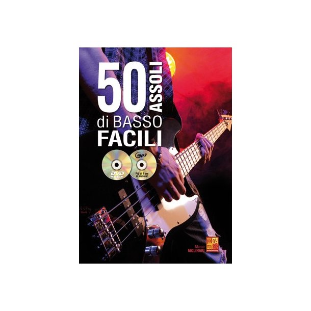 Molinari Marco 50 Assoli Di Basso Facili Bgtr Bk/Cd/Dvd