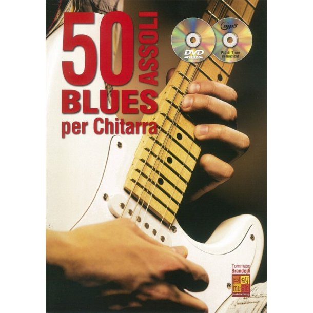 Tommaso Brandelli: 50 Assoli Blues Per Chitarra (Book/CD/DVD)