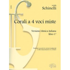Corali a 4 Voci Miste, Versione Ritmica Italiana - Libro 1