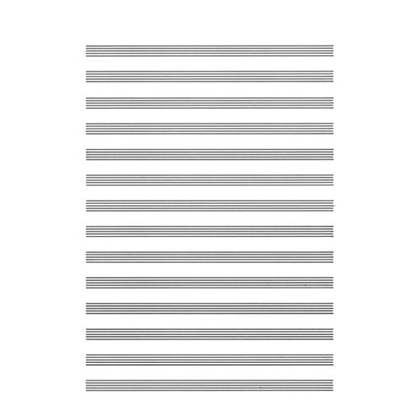 Carta da Musica (Cuadernillo, Papier &agrave; Musique)