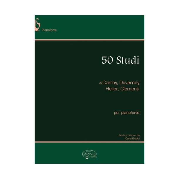 50 Studi di Czerny, Duvernoy, Heller, Clementi