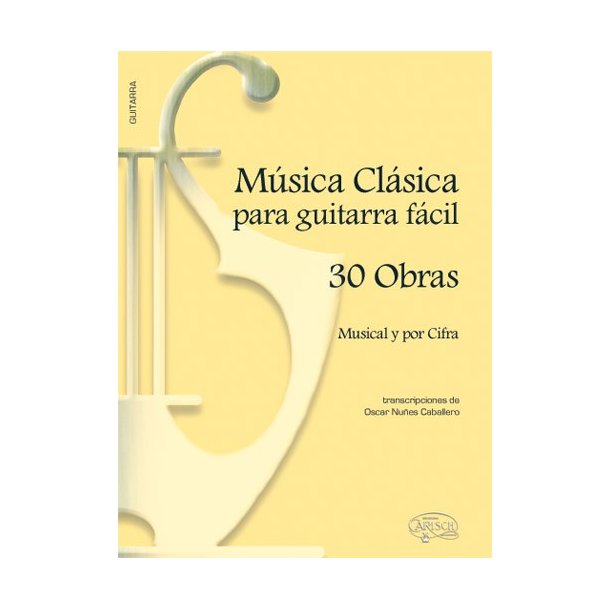 Msica Clsica para Guitarra Fcil, 30 Obras