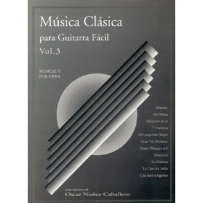 Msica Clsica para Guitarra Fcil, Volumen 3