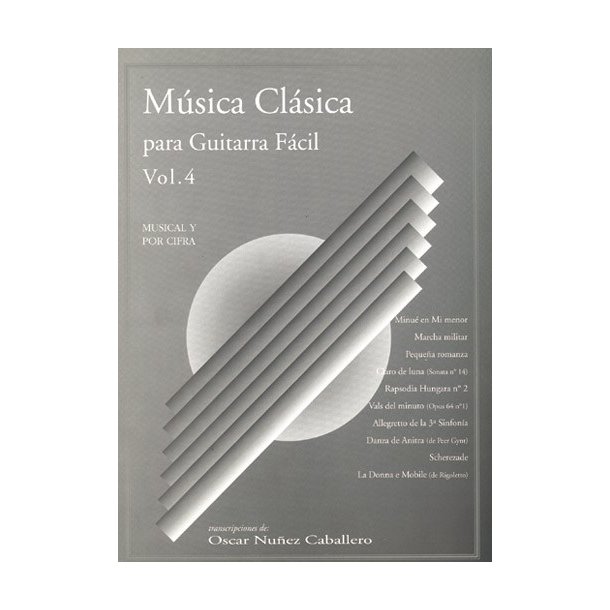 Msica Clsica para Guitarra Fcil, Volumen 4