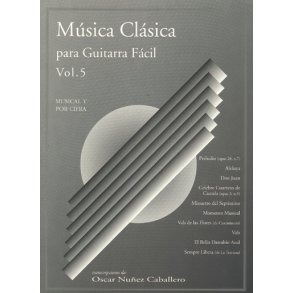 Msica Clsica para Guitarra Fcil, Volumen 5