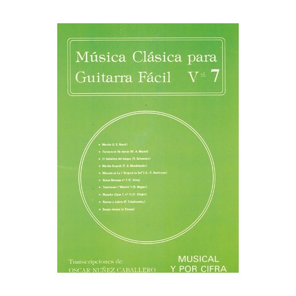 Msica Clsica para Guitarra Fcil, Volumen 7