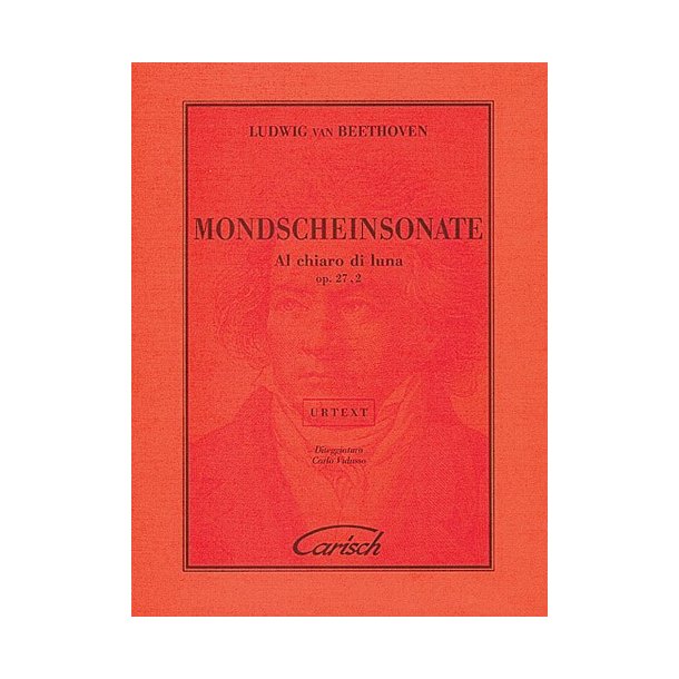 Ludwig Van Beethoven: Mondscheinsonate Al Chiaro di Luna Op.27, 2 for Piano