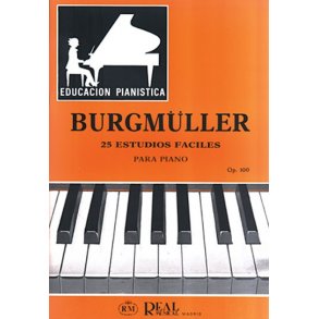 Johann August Franz Burgmller: 25 Estudios Fciles  para Piano, Op.100