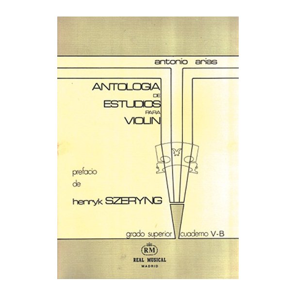 Antologa de Estudios para Violn Volumen 5b, Grado Superior