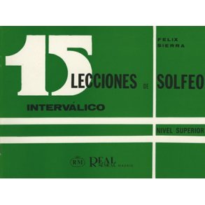 15 Lecciones de Solfeo Intervlico, Nivel Superior