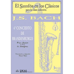 Johann Sebastian Bach: Concierto de Brandeburgo n.6, para Sexteto o Tro de Saxofones